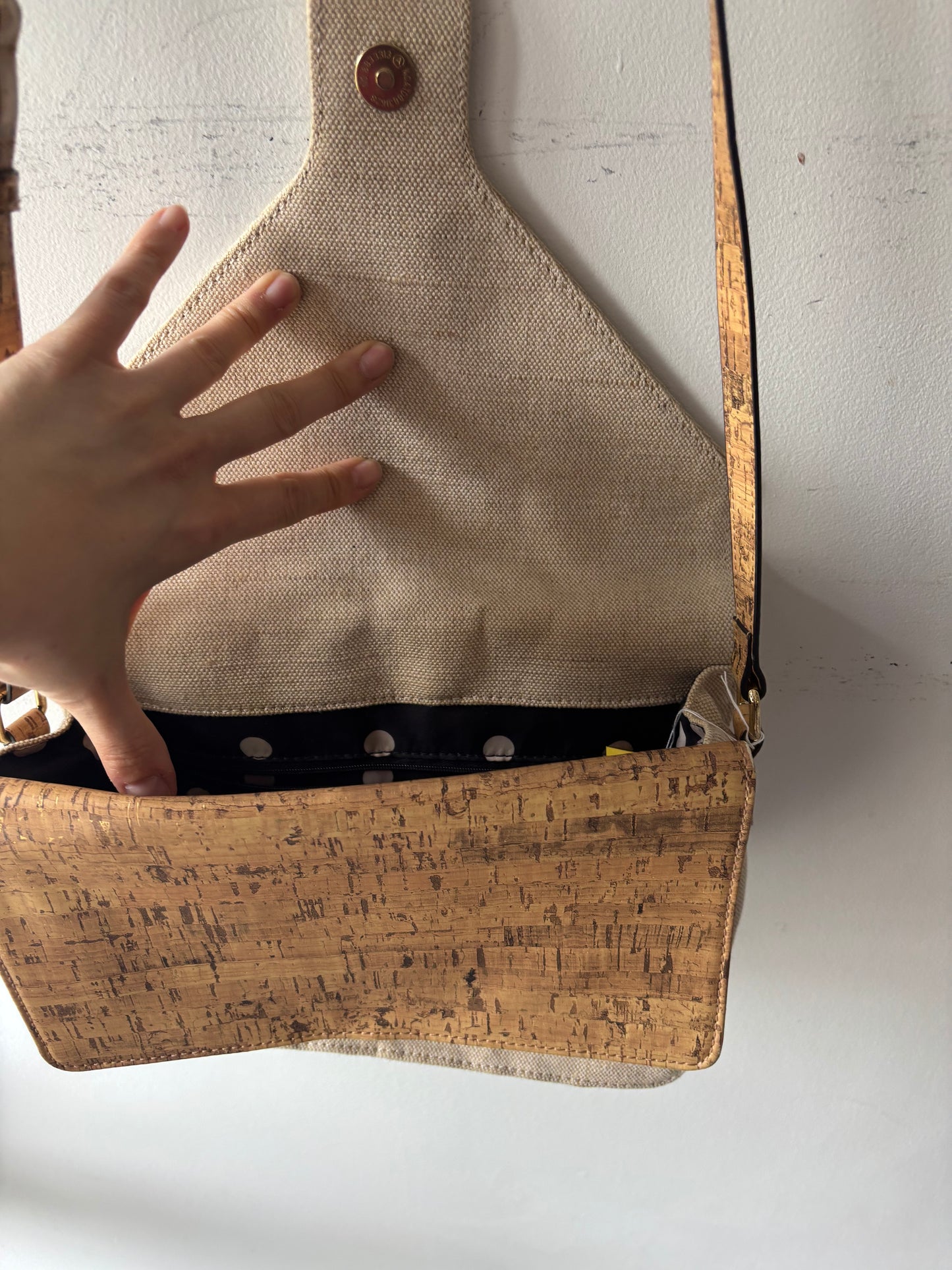 Sac beige et liège | PINK-313