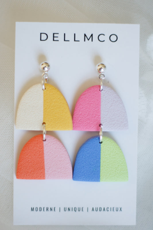 Boucles d'oreilles |4 tons | Dellmco