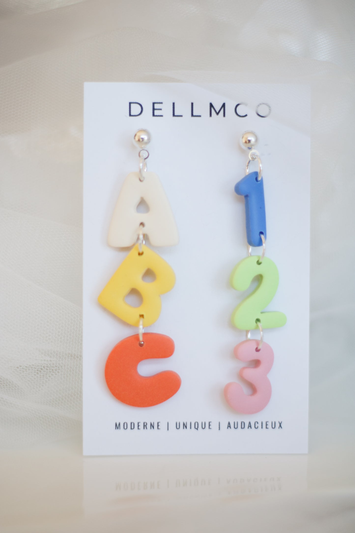Boucles d'oreilles |Prof ABC | Dellmco