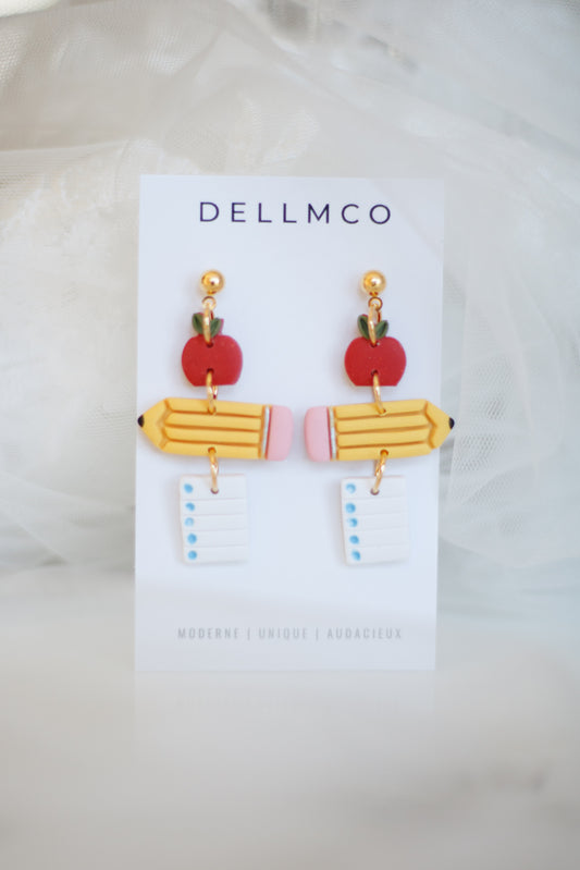 Boucles d'oreilles |Prof PCF | Dellmco