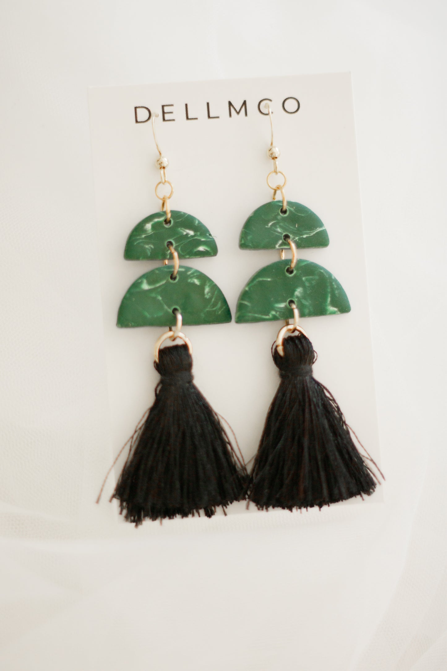 Boucles d'oreilles |Marbrée | Dellmco