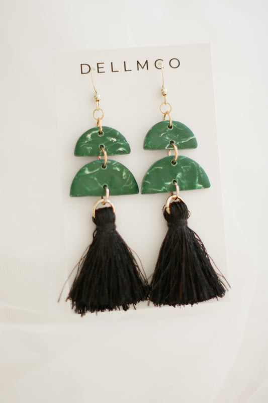 Boucles d'oreilles |Marbrée | Dellmco