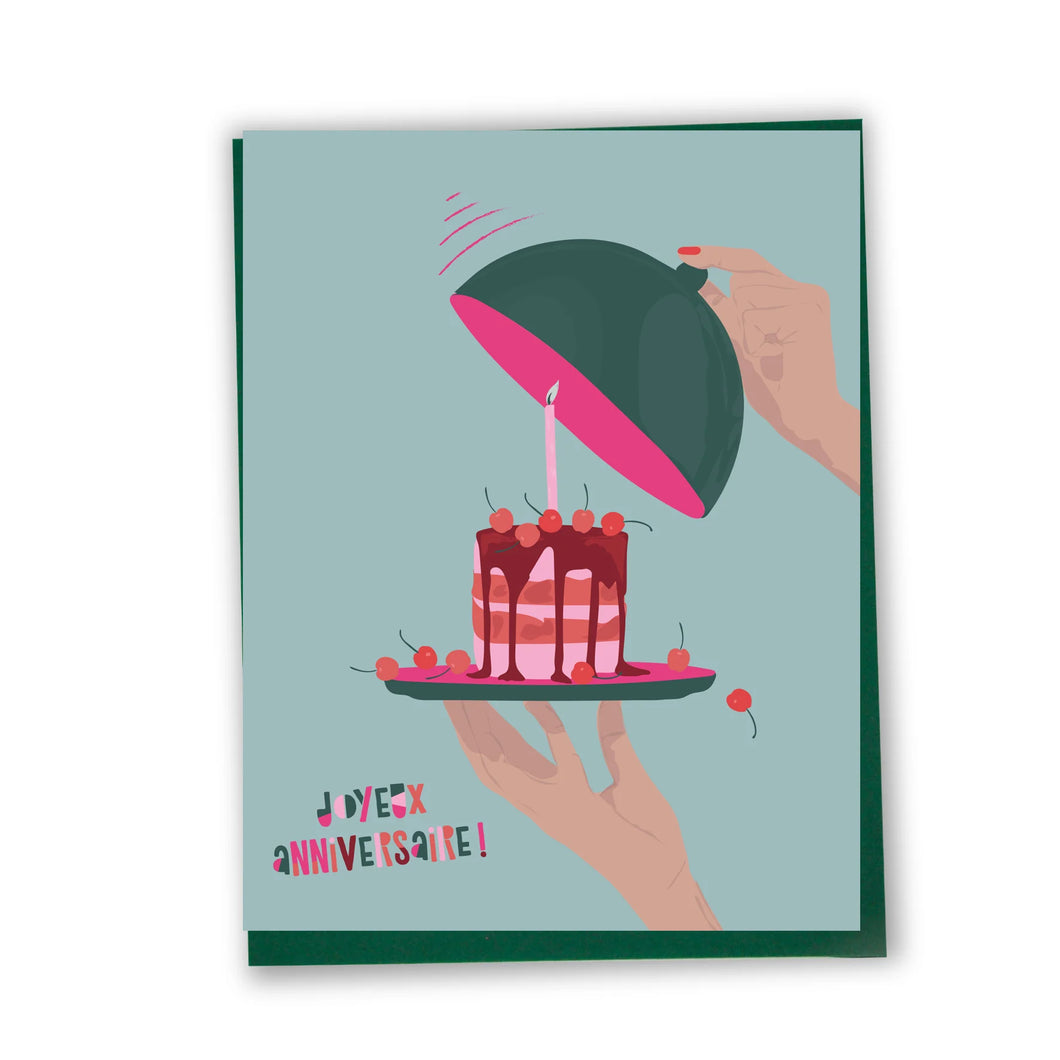Carte Joyeux anniversaire (Gâteau) – Pinkmuchacha