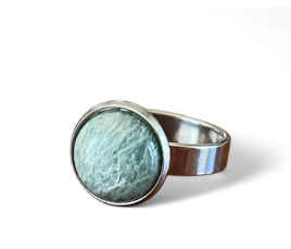 Bague amazonite |MF-488-A