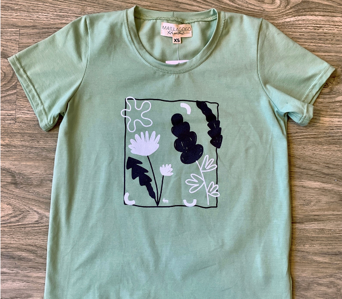 T-shirt sérigraphié PE22-15