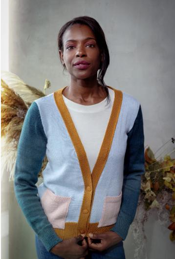 Cardigan tricot multi couleur | F22-21