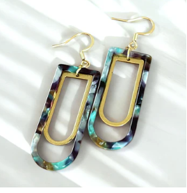 Boucle d'oreilles acryliques | MF-448