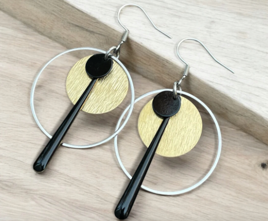 Boucle d'oreilles anneaux et tiges | MF-391