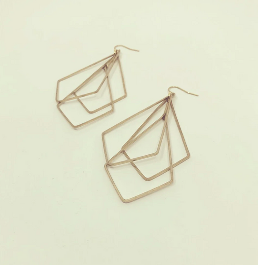 Boucles d'oreilles laiton | Holle