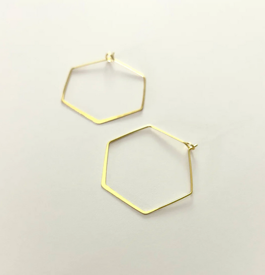 Boucles d'oreilles laiton | Ocke-S