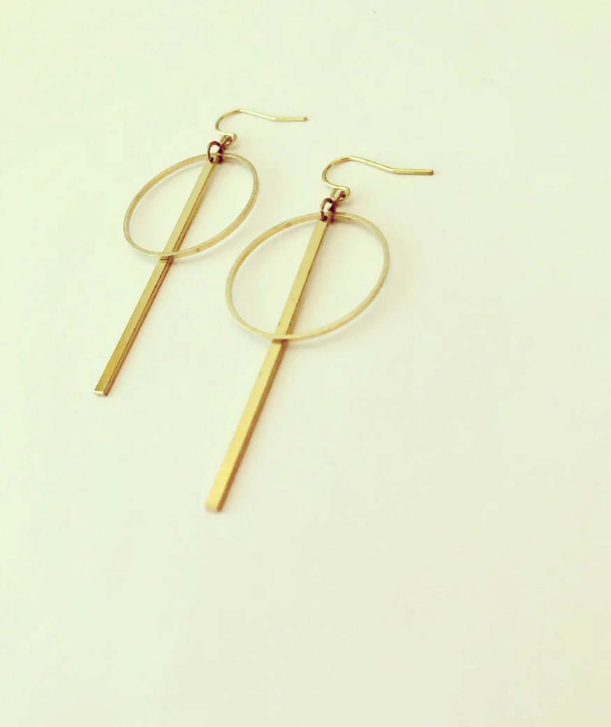 Boucles d'oreilles laiton | Nojme