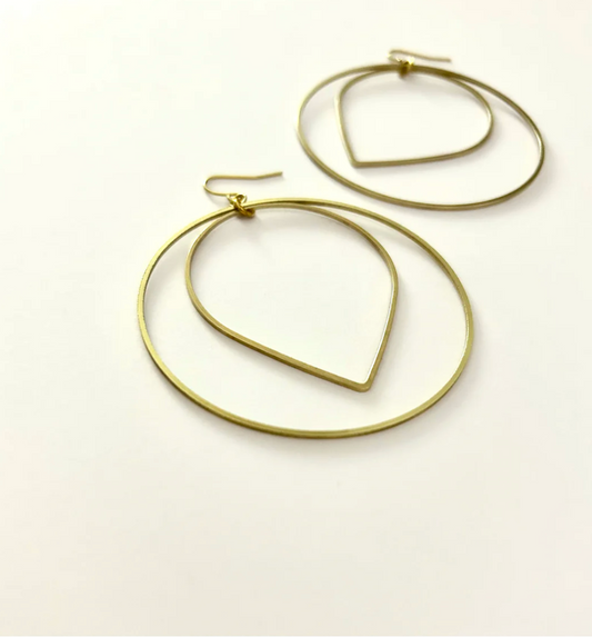 Boucles d'oreilles laiton | Rizzi