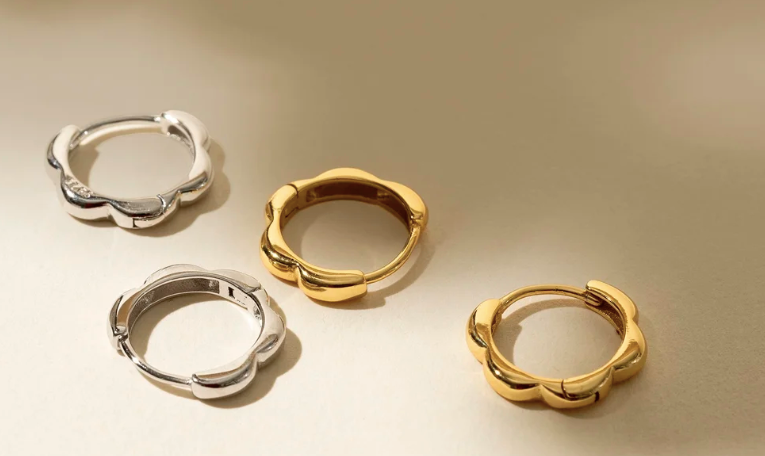 Boucles d'oreilles  Marguerite