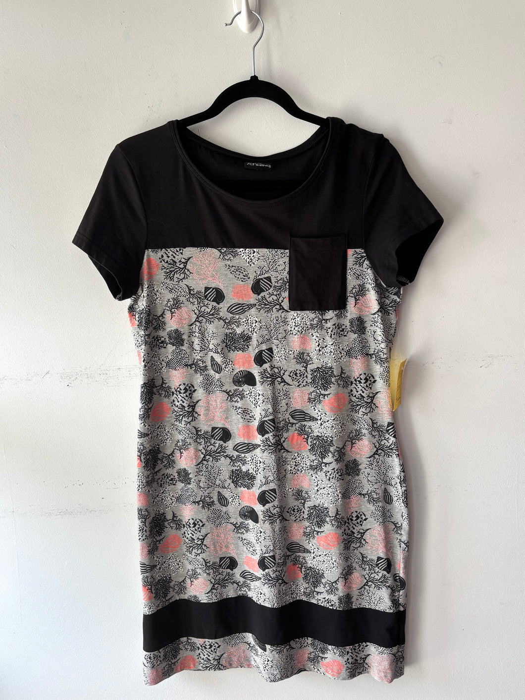 Robe noire grise coquillage| JMAH-05 (M)