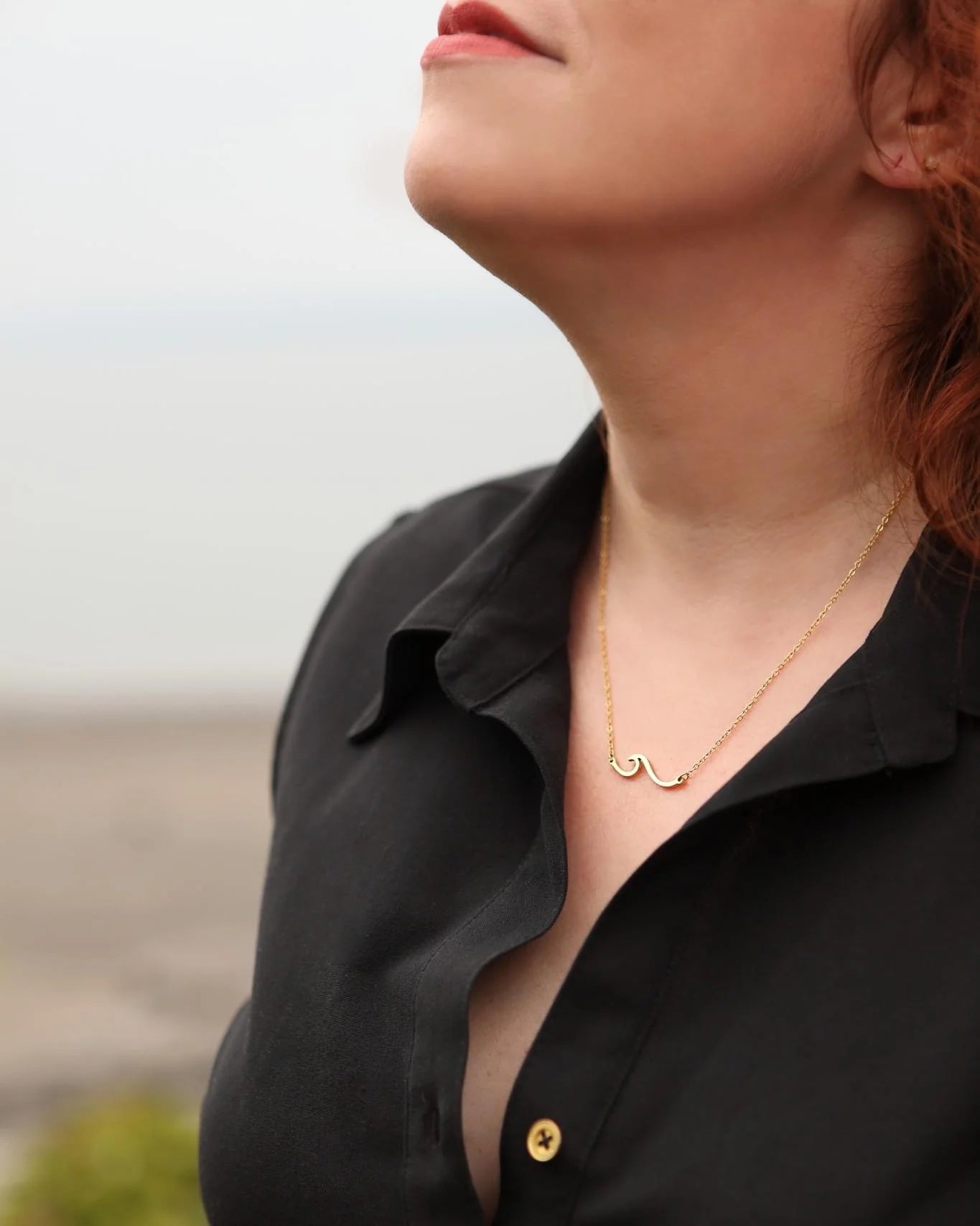 Chaine vague dorée  | MF-1122-2 | M Fantaisies