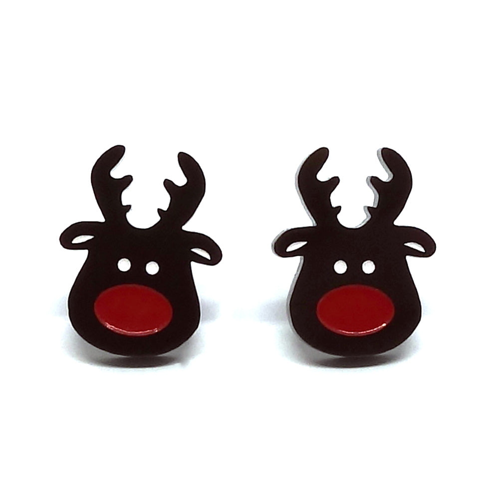 Boucles d'oreilles Nez rouge | Lili0489 | Créations Lilipop