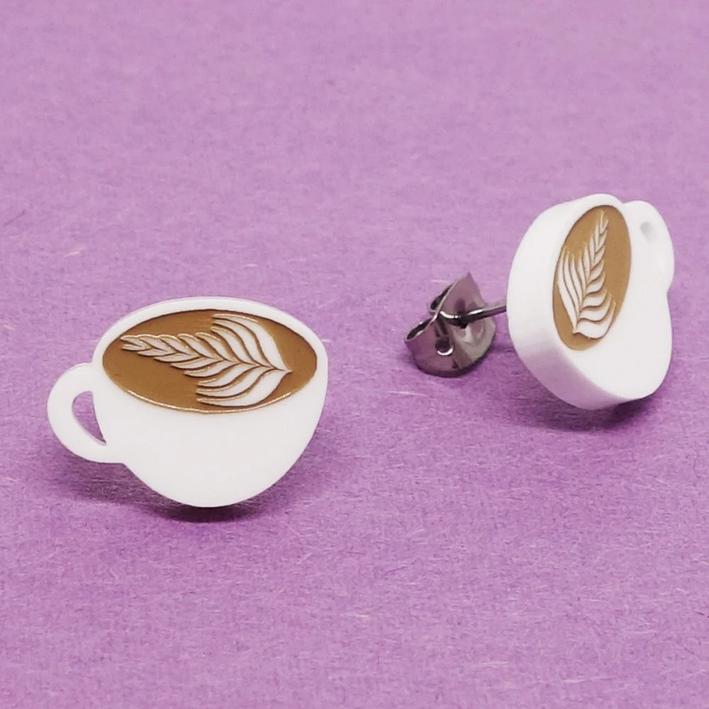 Boucles d'oreilles Café latté | Lili0806| Créations Lilipop