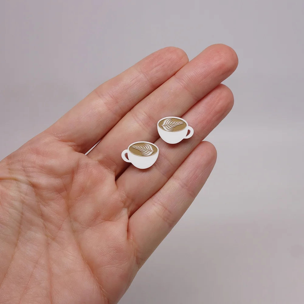 Boucles d'oreilles Café latté | Lili0806| Créations Lilipop