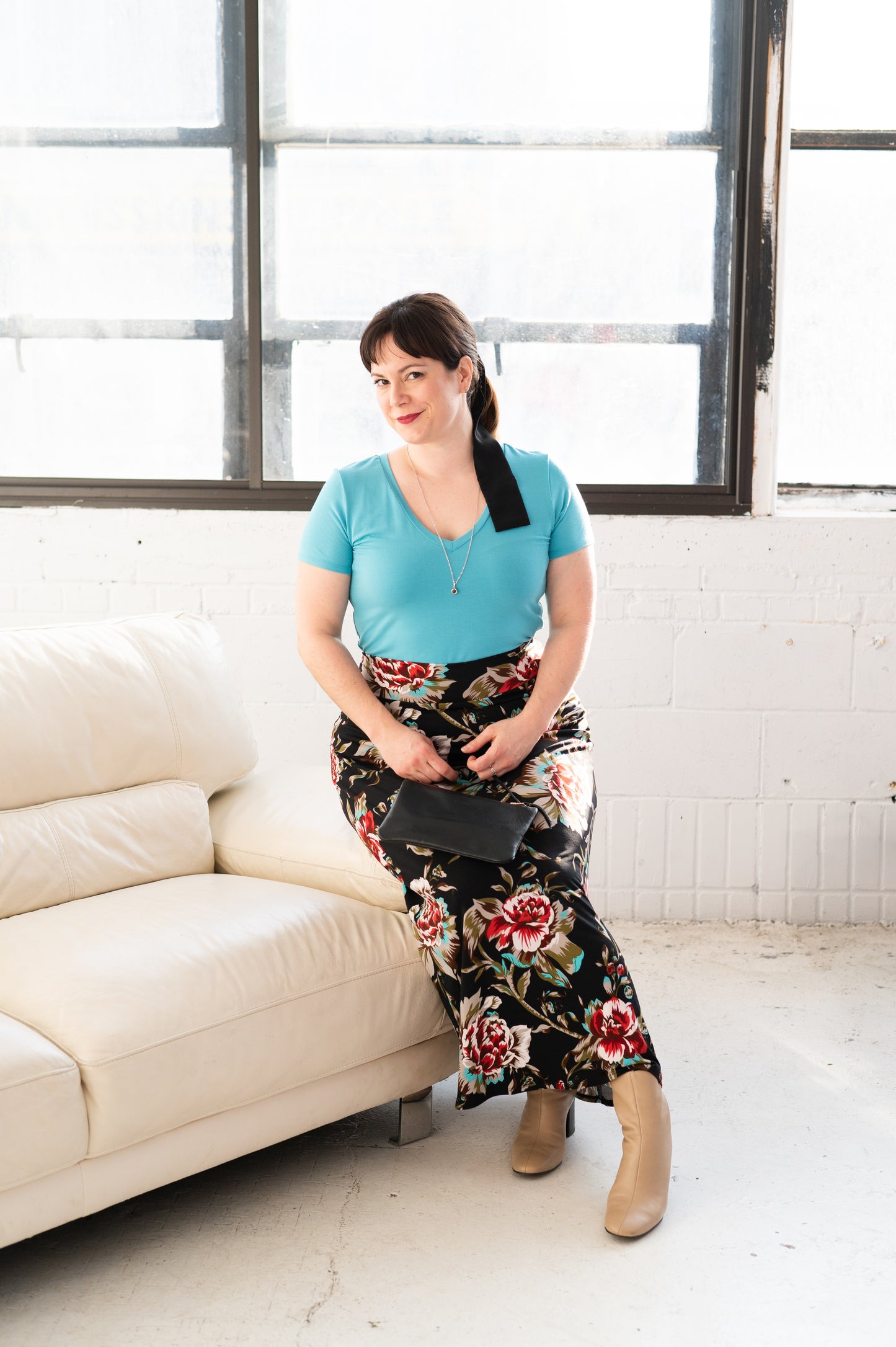 Jupe longue infroissable| Aruba (Pinkmuchacha)