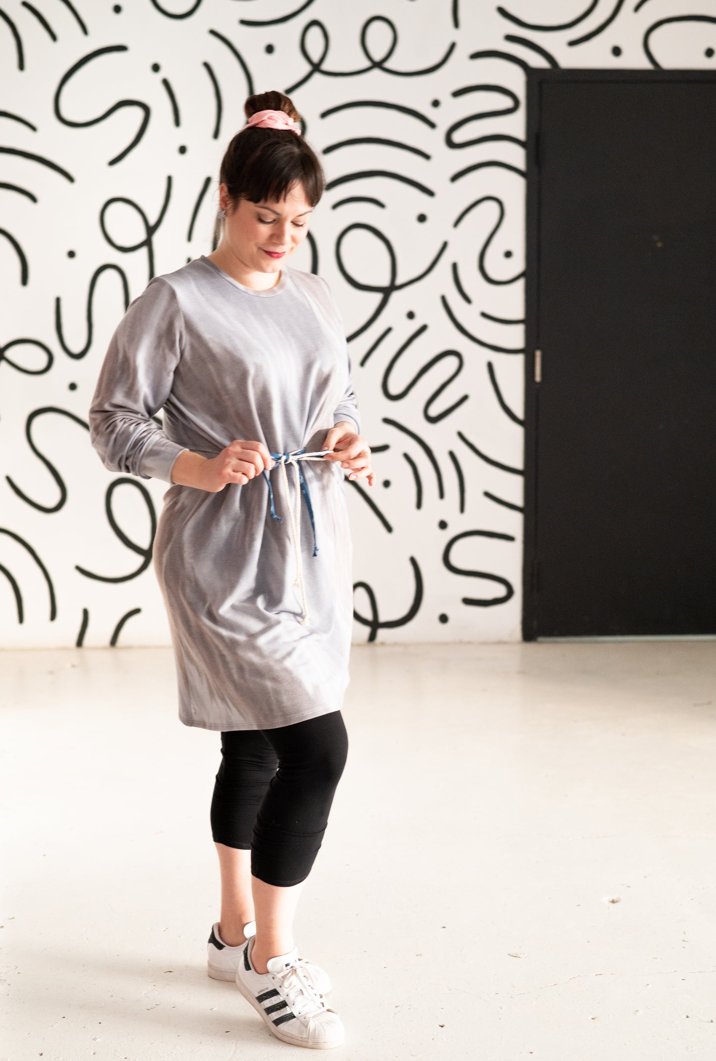 Robe tie dye manches longues  | Alice (Pinkmuchacha)