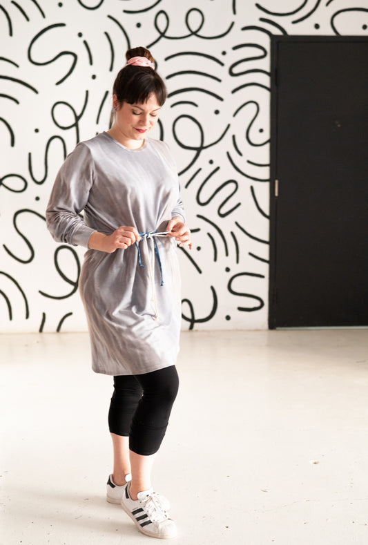 Robe tie dye manches longues  | Alice (Pinkmuchacha)