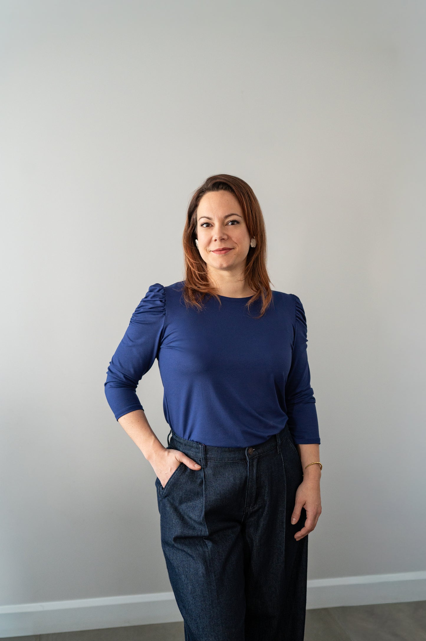 Haut manches froncées | Liliya (Pinkmuchacha)