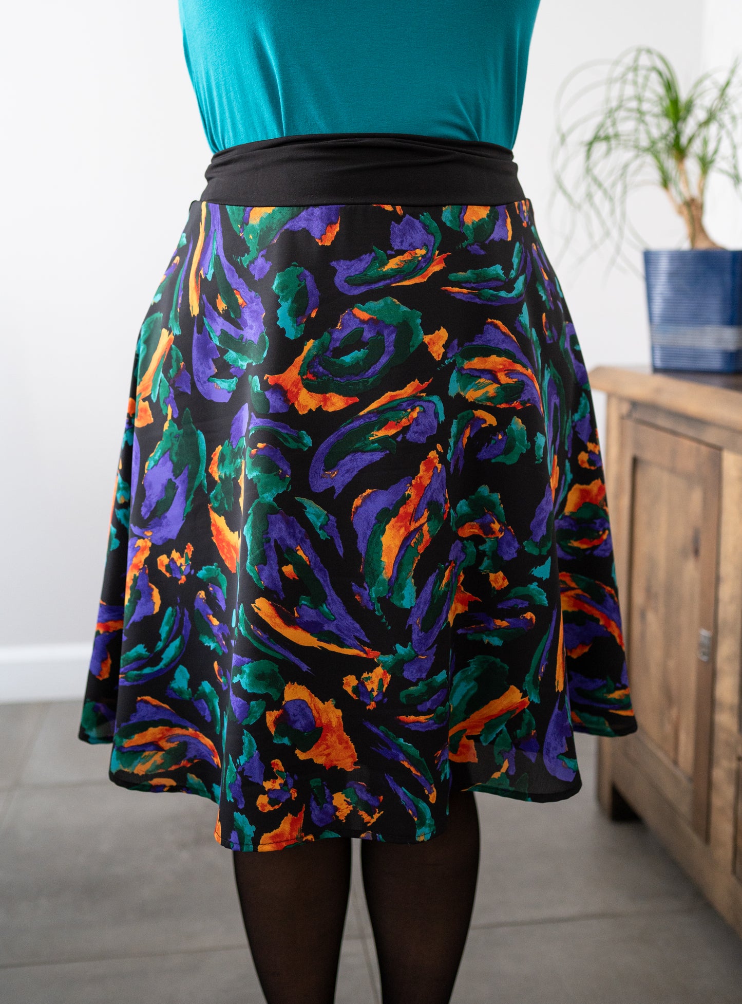 Jupe courte fluide| Colorama|Pinkmuchacha