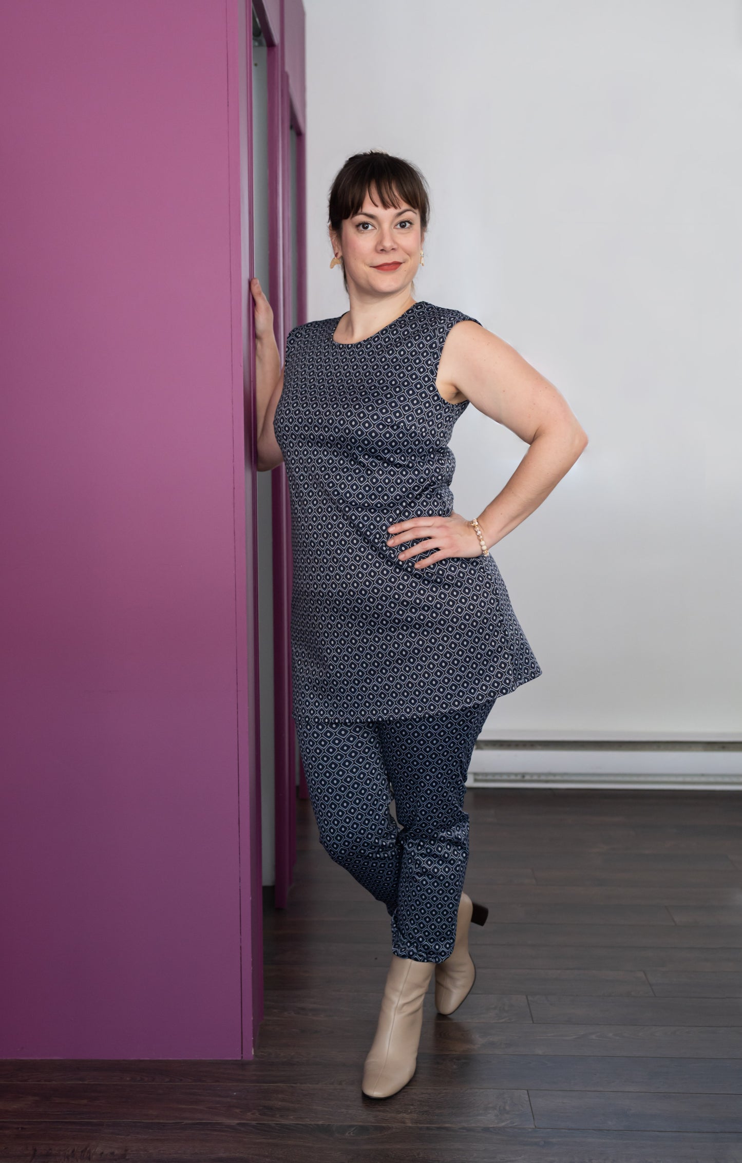 Tunique extensible avec petites manches | Jolaine (Pinkmuchacha)