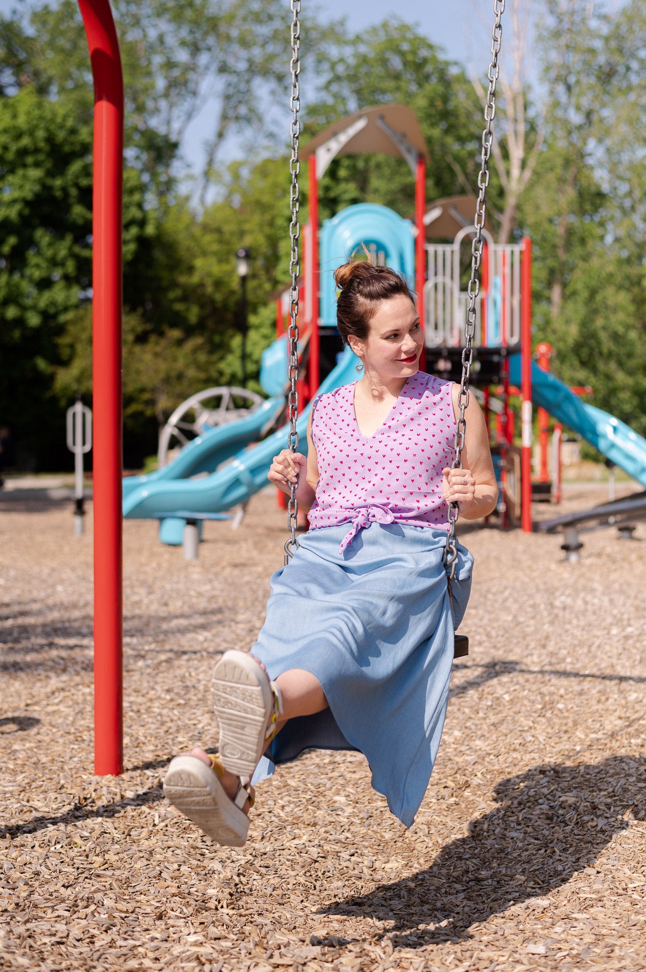 Chemisier sans manche | Angèle (Pinkmuchacha)k