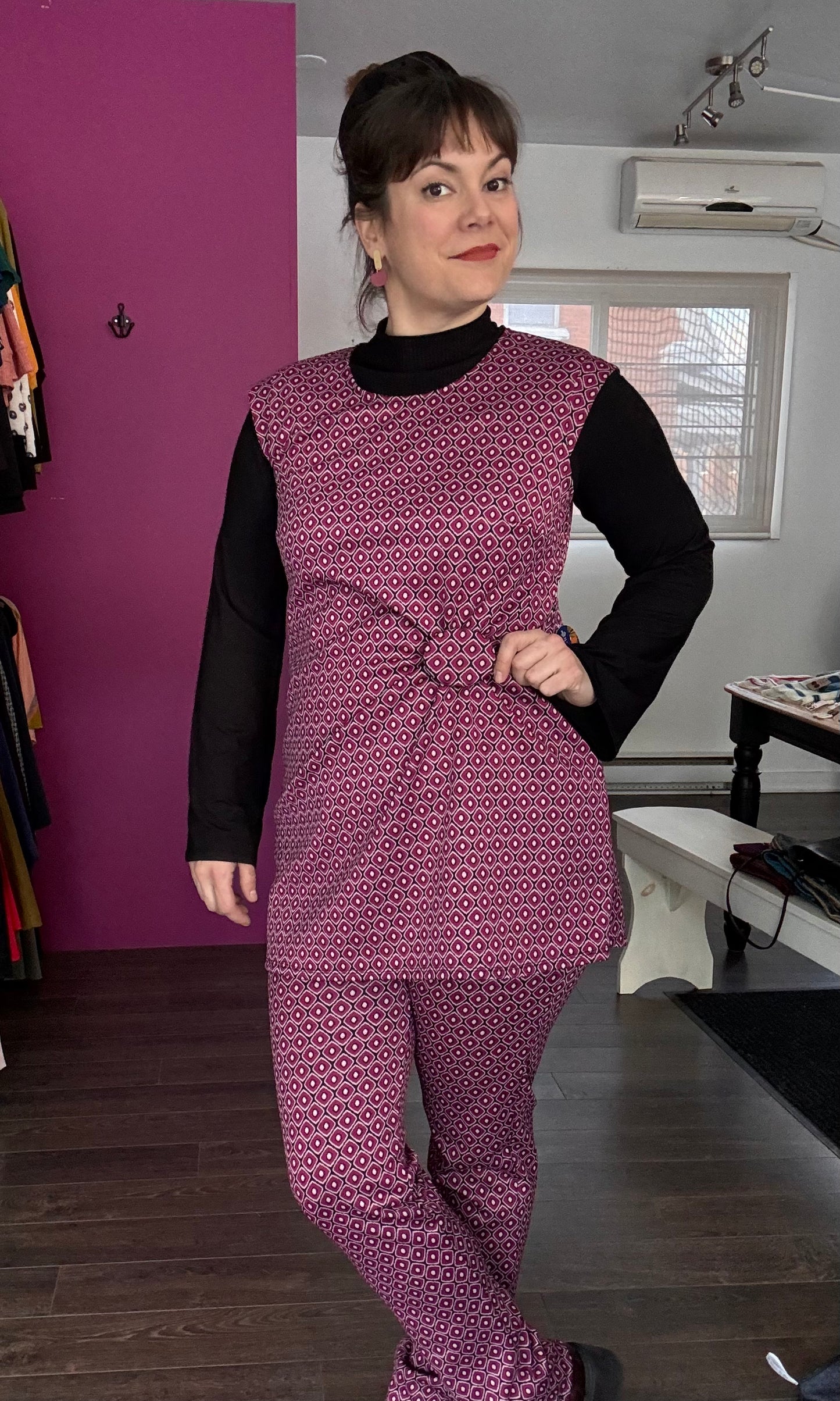 Tunique extensible avec petites manches | Jolaine (Pinkmuchacha)