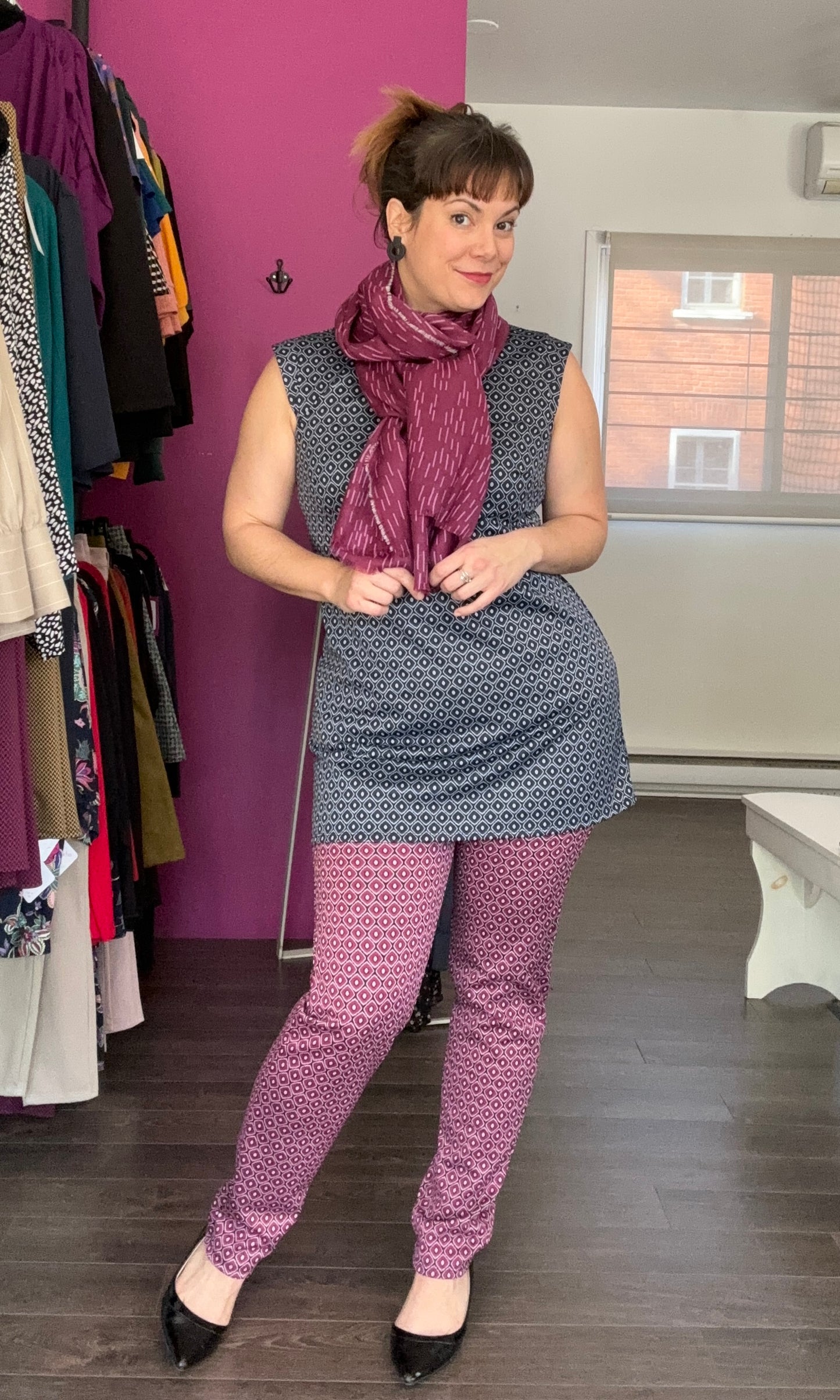 Tunique extensible avec petites manches | Jolaine (Pinkmuchacha)