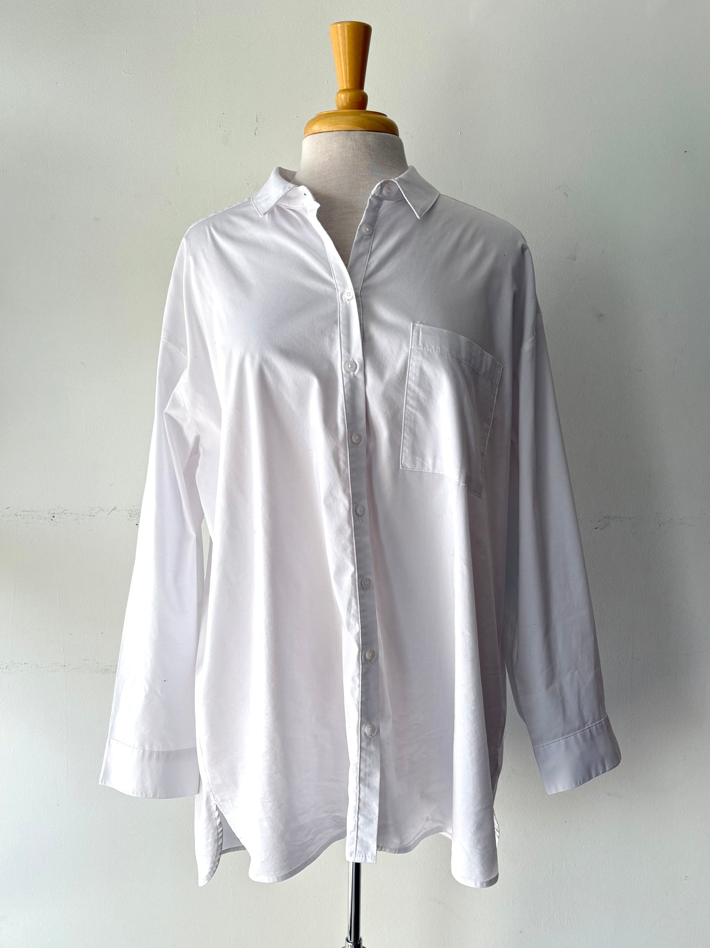 Chemise blanche, manche longue | ANSIM-05 (XXL)
