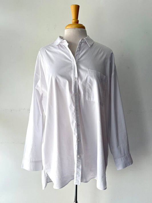 Chemise blanche, manche longue | ANSIM-05 (XXL)