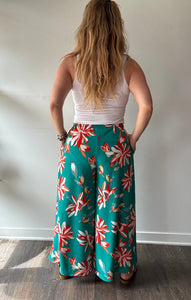 Jupe culotte fleurie | Litchi (Pinkmuchacha)