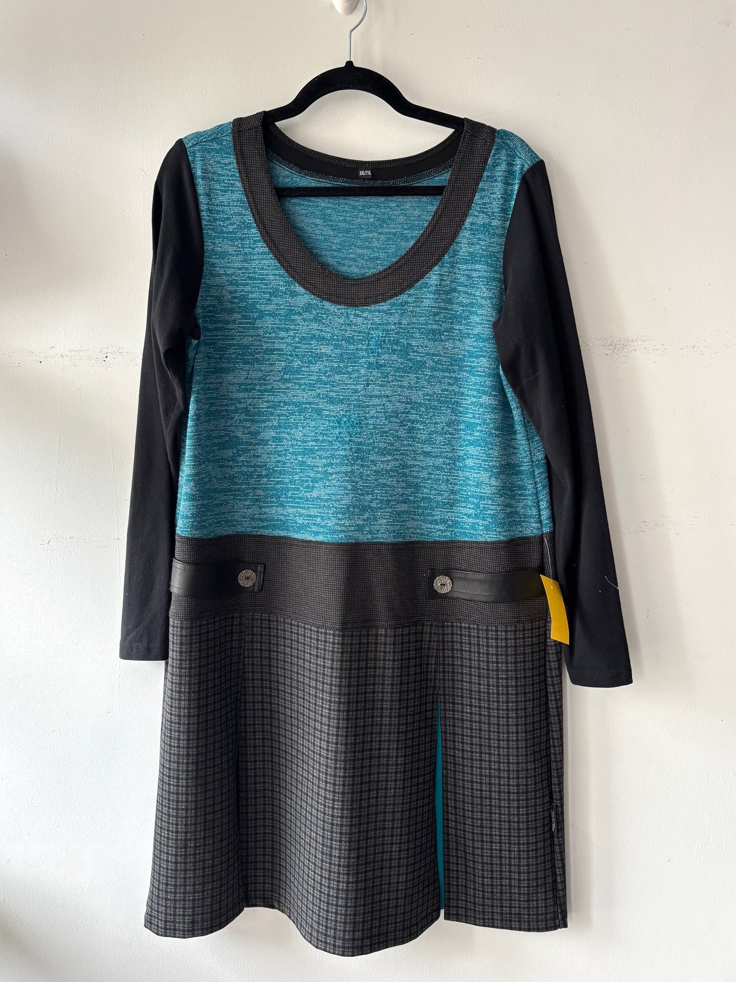 🧚Robe bleu chiné | VLAC-20 (XXL)