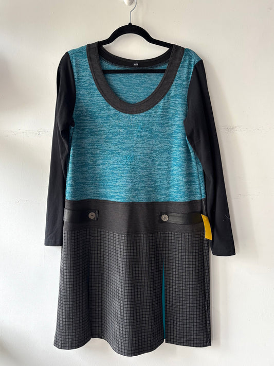 🧚Robe bleu chiné | VLAC-20 (XXL)