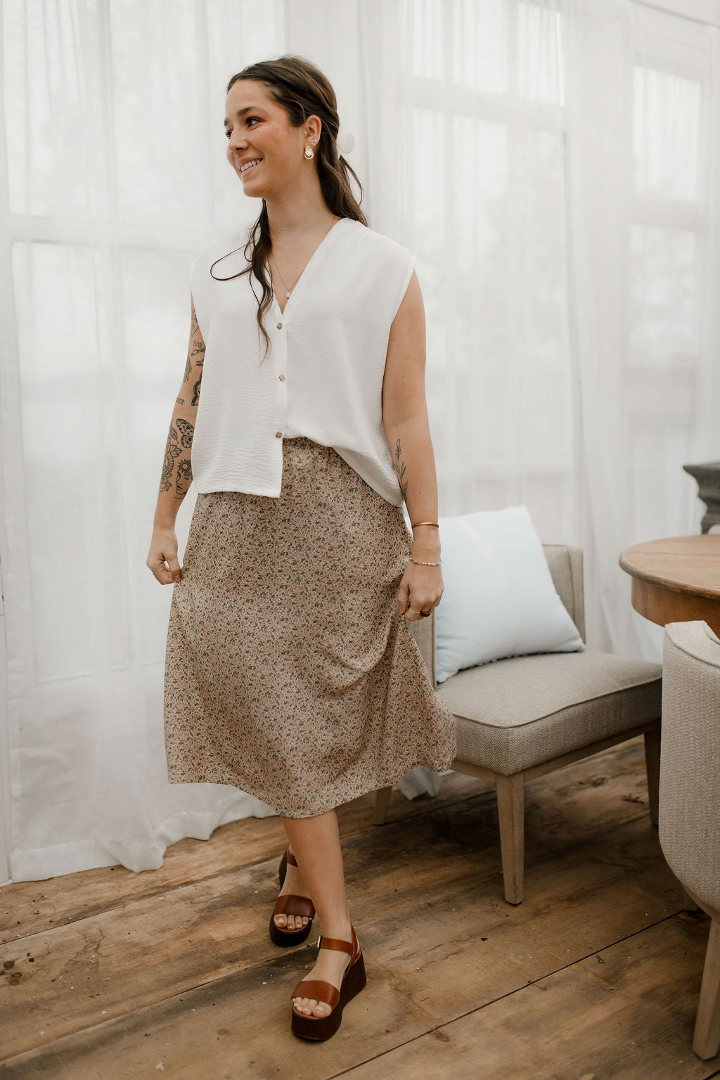 Jupe imprimée| Louve