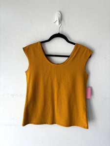 Camisole moutarde Ève Lavoie, neuve | CCHA-17 (XS)