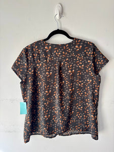 Blouse tons de brun | NMAL-03 (XL fait plus L)