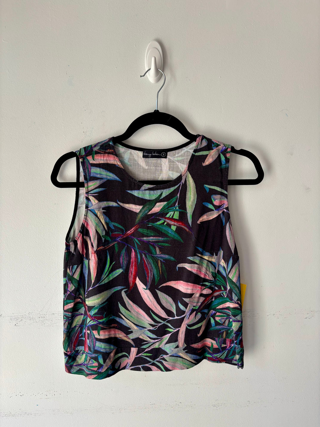 Haut fond noir motif | GTRE-01 (S) fait petit