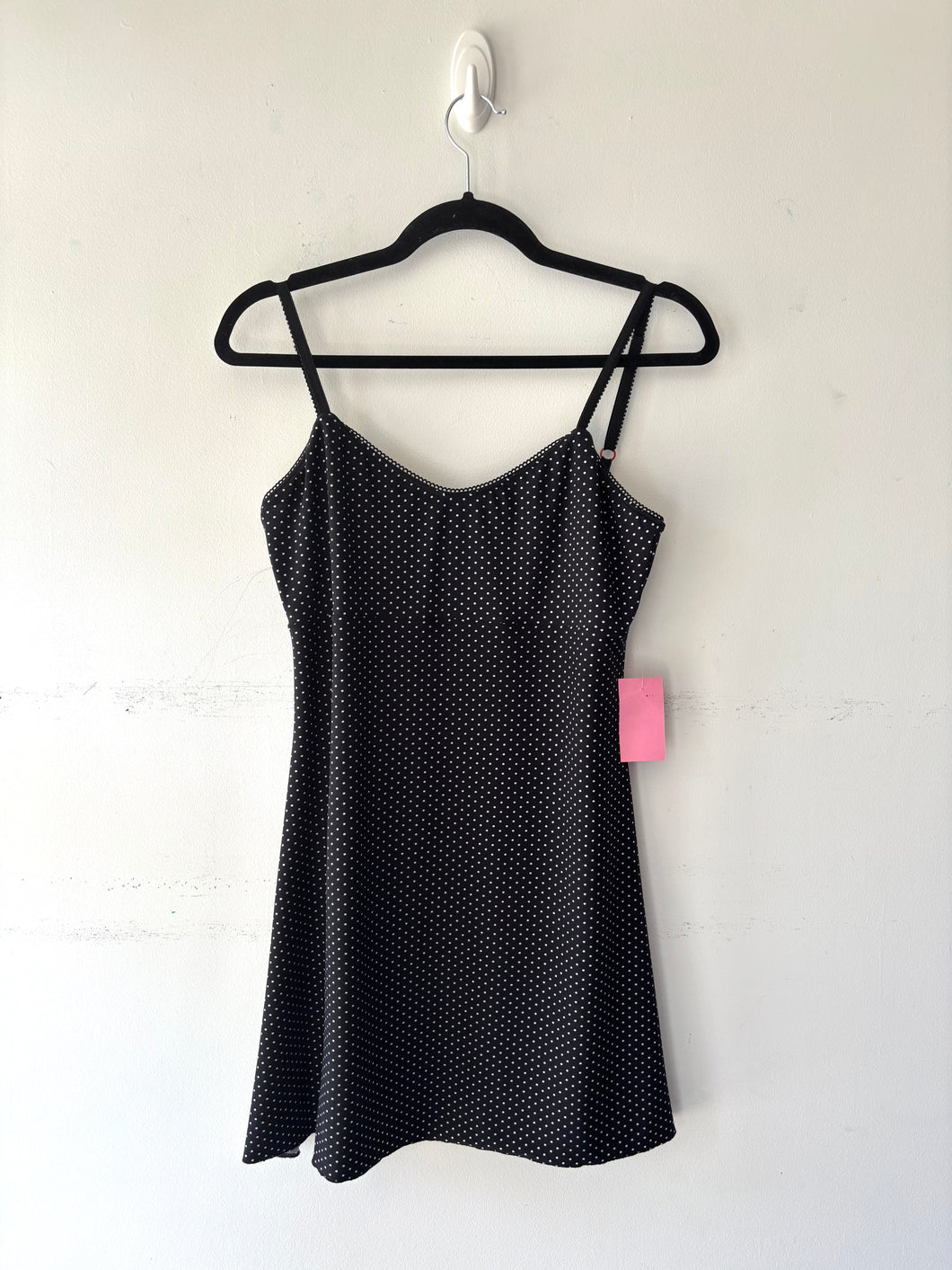 Robe noire à pois blanc | AFAF-05 (M)