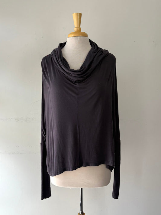 Chandail gris charcoal manche longue | GCAR-15 (XS overseize)