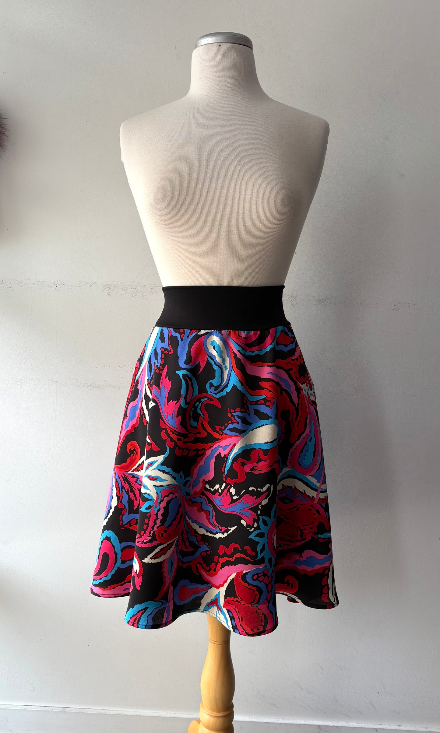 Jupe courte fluide| Colorama|Pinkmuchacha