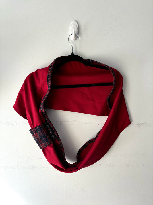 🧚Foulard infini rouge | PINK-294