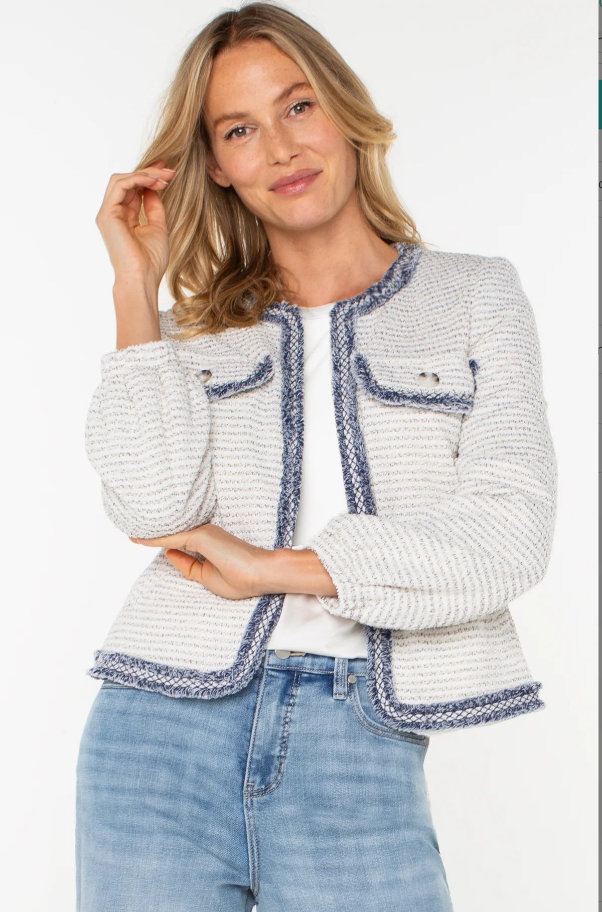 Veston style Chanel| LM1B46UQ21 |Liverpool