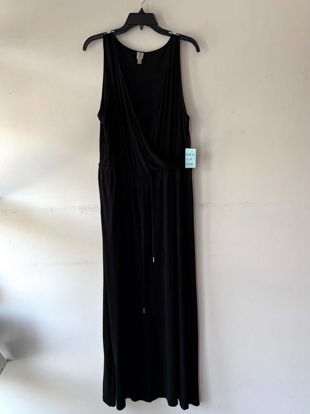 Robe longue noire pas manche | ASIM-72 (XL)