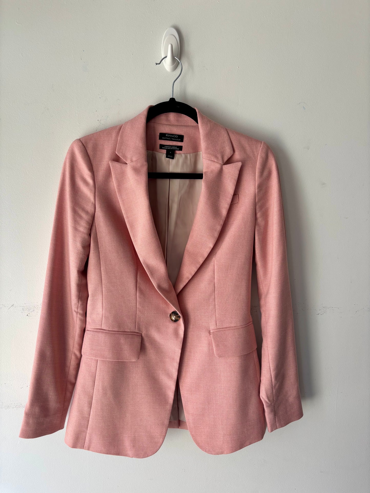 Veston rose pâle | GTRE-03 (XXS)