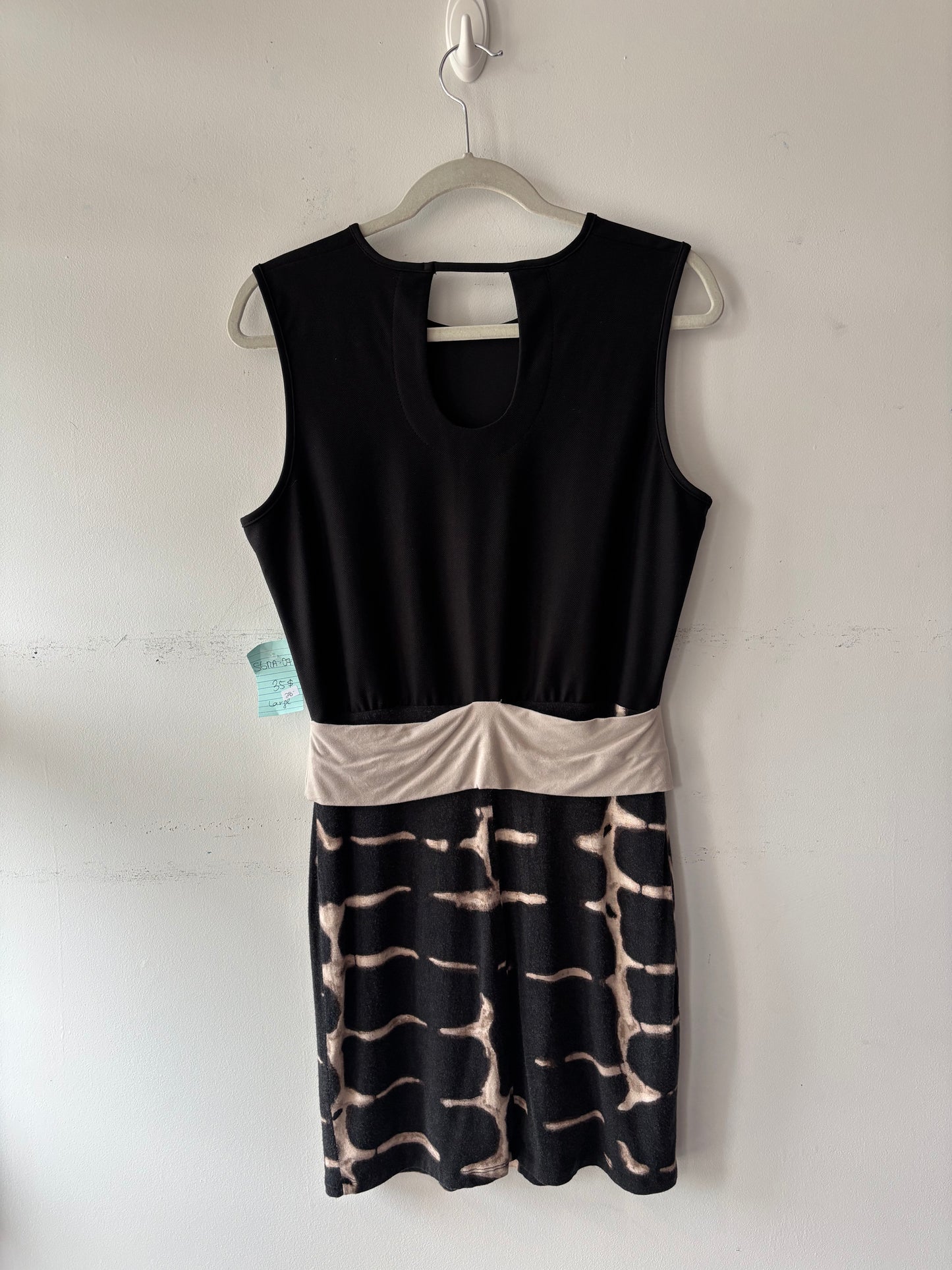 🧚Robe noire bas tie dye | SGRA-07 (L)