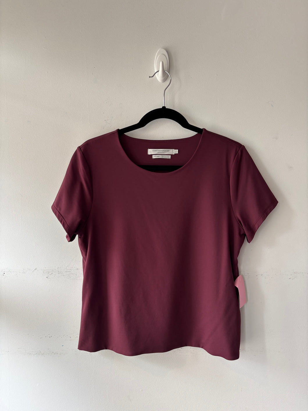 T-shirt bourgogne | ASIM-31 (XL fait L)