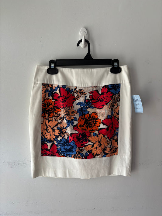 🧚Jupe crème/fleurs | SBRO-02 (6 ans)